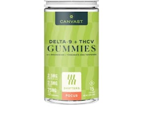 Canvast THC:THCV:CBG Focus Gummies 30mg