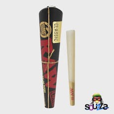 RAW Cones - Black Classic Cones 1 1/4" 3 Pack
