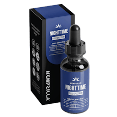 Hempzilla – HZ 1500mg Cbd Tincture / Full Spectrrum Nighttime blend