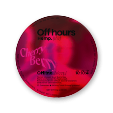 Off Hours THC Infused Nano Sour Gummies - Offline / Cherry Berry