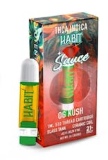HABIT 1g THCa Cartridge w Terp sauce / indica / OG Kush