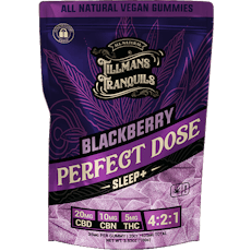 Tillmans Tranquils CBD+CBN+THC Sleep Gummies 20 Count / Blackberry