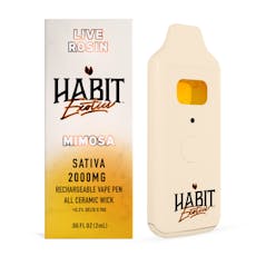 Mimosa 2g Disposable / Habit Exotics Live Rosin