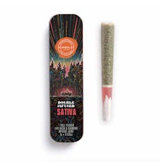 THCA Pre-roll Live Hash & Rosin Infused Double Papaya (S) 1G