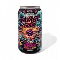Habit THCa 100mg Soda / SAVAGE SODA Electric Grape 100mg THCA + 15mg THCP