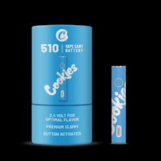 510 Threaded Vape Cart Battery- Silver