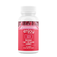 Enjoy Hemp CBD + Maca Root Sex Gummies / 1500mg (30 Count)