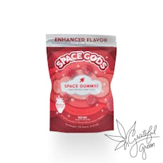 Space Gods D9/CBD 1:1 Gummies Strawberry Mango