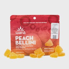 Wana Quick Inspire Gummies - Peach Bellini (300 mg Total Cannabinoids)