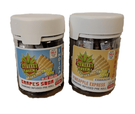 Street Green Diamond Infused Preroll / Blue Dream/ Grape Soda
