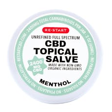 Raw Full Spectrum CBD Salve 2400MG - Menthol