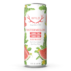 Wyld THC CBG 20MG Sparkling Water Watermelon (1:1)