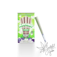 Delta Munchies Diamond Infused THCA pre-rolls / 1g ea. / 5 ct. / Gassy Taffy