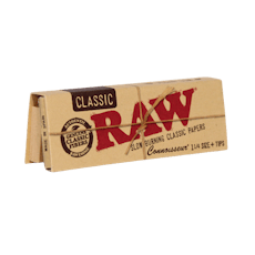 Raw Paper / Classic Connoisseur King Slim W/ Tips