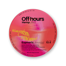 Off Hours THC Infused Nano Sour Gummies - Euphoric