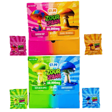 Zour Dream Mushroom Gummies 2pk / Sour Green Apple