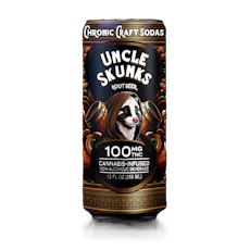 Uncle Skunks Delta 9 THC 100MG Craft Soda 12oz Root Beer