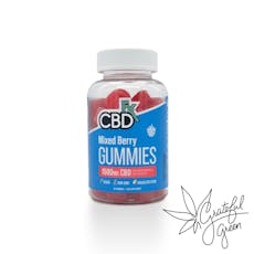 CBDfx CBD Gummies Mixed Berries / 1500mg total / 60 ct.