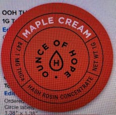 THCA Hash Rosin / Maple Cream