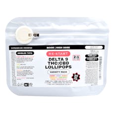 Delta 9 THC CBD 30MG Lollipop Variety 7-Pk (2:1)