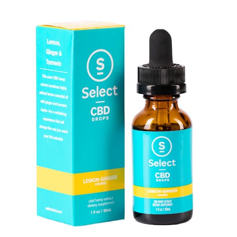 Tincture - 1000mg CBD Lemon Ginger 30mL