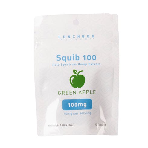 Edible - Squib 100 Organic Gummy Green Apple