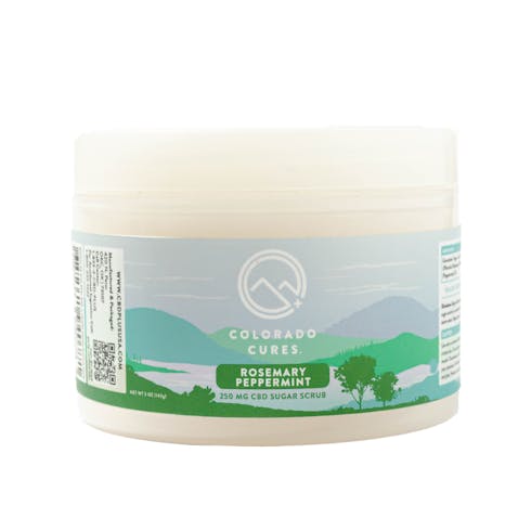 Topical - 250mg CBD Sugar Scrub - Rosemary Peppermint