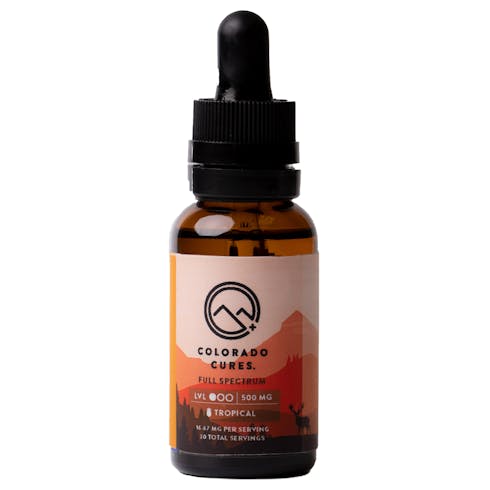 Tincture - 500mg Full Spectrum Tropical 30mL