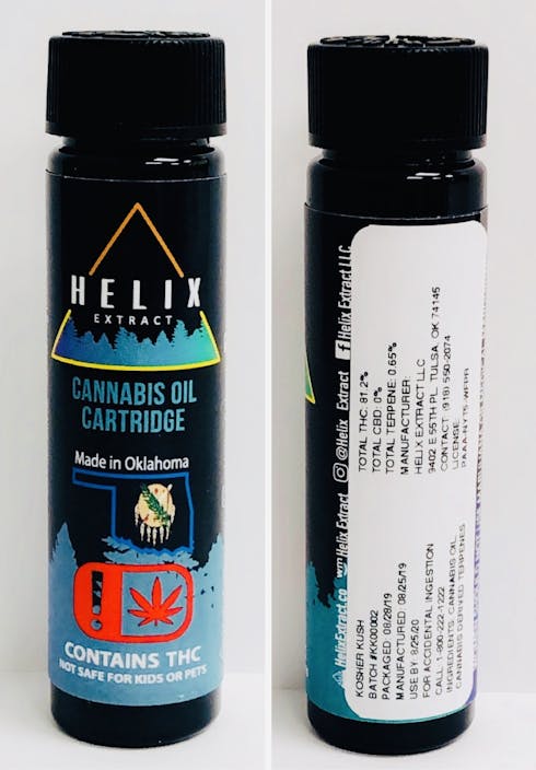 Helix Extracts - Cartridge - Kosher Kush 1g