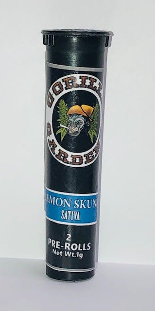 Gorilla Gardens MMJ - Pre Roll - Sativa Lemon Skunk 2pk