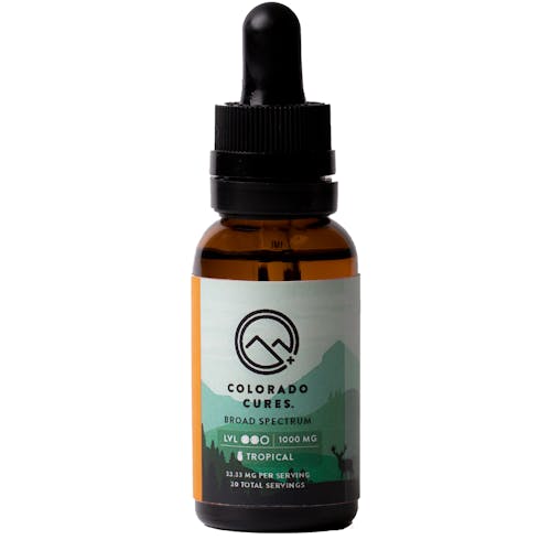 Colorado Cures - Tincture - Broad Spectrum Tropical 1000mg 30mL