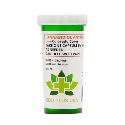 Colorado Cures - Capsules -Anytime Formula 25mg 30ct