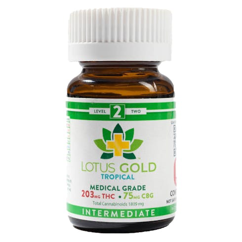 Lotus Gold Level 2 THC Tropical 30mL Tincture