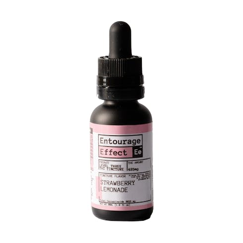 Tincture - Entourage Effect - Level 3 THC Strawberry Lemonade 30mL