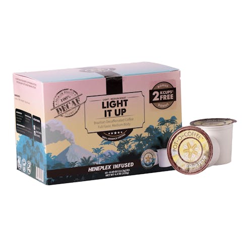 Edibles - Light It Up Light/Medium Roast DECAF K-Cups