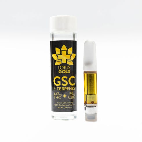Lotus Gold Distilate Cartridge GSC & Terpenes